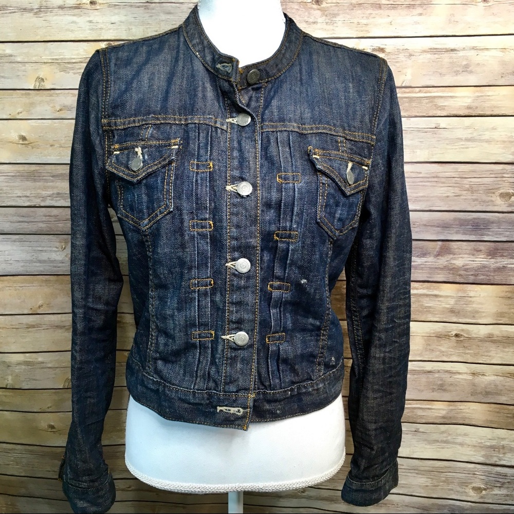 Banana Republic Jean Button Up Jacket